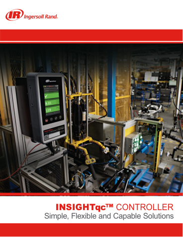 Portada Catálogo Ingersoll Rand · INSIGHTqc · Controladores