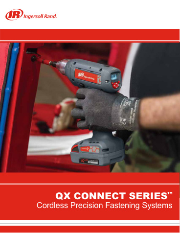 Portada Catálogo Ingersoll Rand · QX Connect · Apriete de precisión
