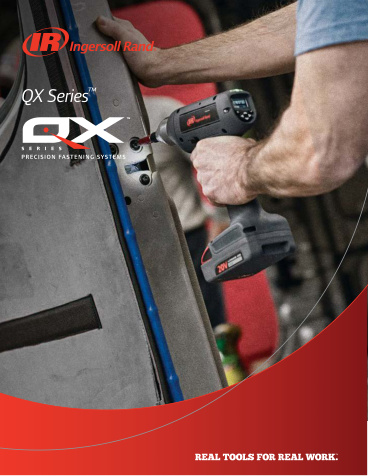 Portada Catálogo Ingersoll Rand · QX Series · Apriete de precisión